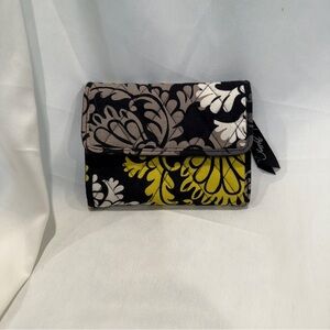 Vera Bradley Tri-Fold Euro Wallet in Retired Baroque Pattern
